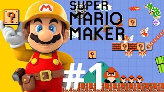 Super Mario Maker 10 Mario Challenge Part 1 Wii U Gameplay [upl. by Annavaj]