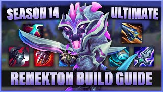 OUTDATED Season 14 Ultimate Renekton Build Guide  Every Item and Playstyle Explained [upl. by Effy]