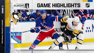 First Round Gm2 Penguins  Rangers 55  NHL Playoffs 2022 [upl. by Audry590]