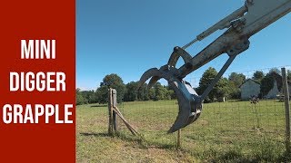 Mini Excavator Grapple [upl. by Saisoj]