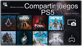 Como Compartir Juegos Digitales En PS5 2024 [upl. by Raman]