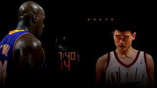 Shaq’s First Encounter With Yao Ming Did Not Go As Expected [upl. by Leahcimsemaj]