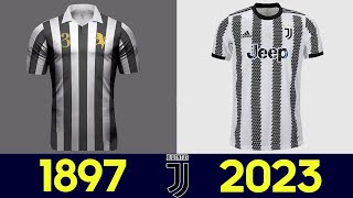 LÉvolution du Kit de Football du Juventus 2022  Tous les Maillots de Football du Juventus 202223 [upl. by Essilec]