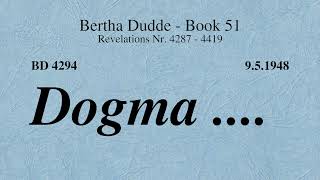 BD 4294  DOGMA [upl. by Neilla946]