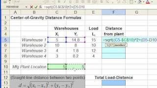 quotCenter of Gravityquot Distance Formulas [upl. by Otreblif]