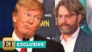 Zach Galifianakis Wont Have Trump on Between Two Ferns He Has the Mind of an 11YearOld [upl. by Ettenajna432]