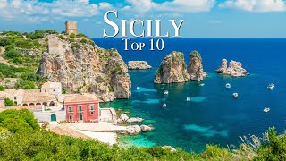 Top 10 Places To Visit in Sicily  Travel Guide [upl. by Saddler]