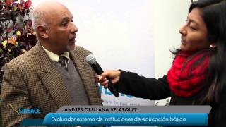 Entrevista a Andrés Orellana evaluador externo de Educación Básica Regular [upl. by Ronn61]