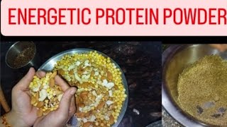 Homemade Healthy Protein powder घर पर बनी हुई कैल्शियम और पोषण भरपुर प्रोटीन पाउडर [upl. by Yrrot]