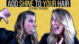 Hair Glossing Treatment At Home  Best Way To Add Shine To Your Hair [upl. by Cibis]