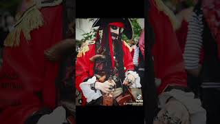 Crazy Captain Ashley at Hastings Pirate Day 2024 Entertainment Kent uk Tattoo Real life history rum [upl. by Syman443]