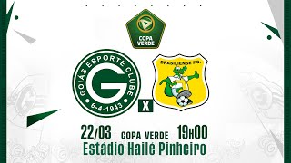 Goiás X Brasiliense  COPA VERDE AO VIVO COM IMAGENS [upl. by Nyret]