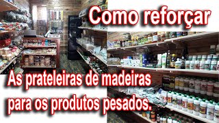 Como reforçar as prateleiras de madeiras para os produtos pesados by Takenaka [upl. by Anyala212]