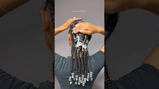 Refreshing my braids 💫 braids hairchaircurlyhairstyles selfcare [upl. by Close]