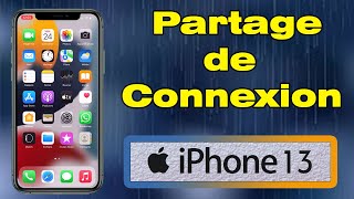 Comment faire un partage de connexion iPhone 13 [upl. by Dnalor839]