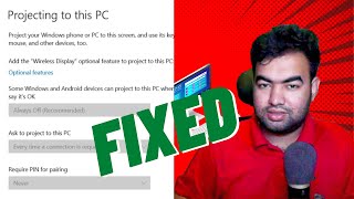 Projecting to this pc option not available in windows 10 11 Fixed 2023 [upl. by Enileme]