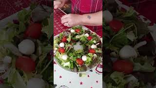 ghirlanda di Natale insalata caprese [upl. by Nitsa]