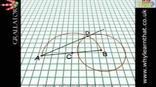 How to draw a tangent to a circle from a point [upl. by Ennaus]