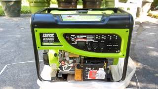 REVIEW Dual Fuel Generator Propane amp Gasoline Smarter Tools GP7500DEB [upl. by Palmore]