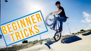 7 EASY BMX TRICKS SKATEPARK TIPS AND TRICKS [upl. by Westney]