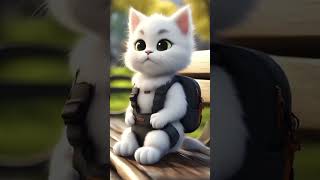 cute cat with a noble heart😭catlover catvideos cutecat [upl. by Ettegroeg]