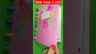 💕💓 RATE my DIARY from 1100📕📕 🥹🥹❣️ art diary diy tutorial ytshorts [upl. by Ahselef799]