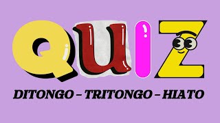 Pratique com o Quiz Ditongo tritongo e hiato [upl. by Areem]