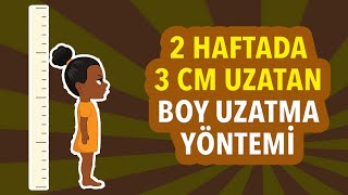 2 HAFTADA 3 CM Uzatan Muhteşem Boy Uzatma Yöntemi [upl. by Ellenahc]