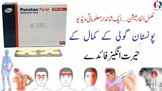 Ponstan forte tablet uses benefits and side effects in urduhindi [upl. by Sela307]