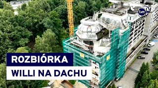 Początek końca słynnej quotwilli na dachuquot w JastrzębiuZdroju TVN24 [upl. by Oilisab]