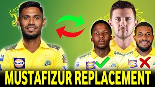 IPL 2024 Mustafizur Rahman Replacement  Hazlewood jordan [upl. by Coralie]