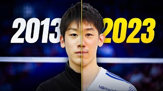 Evolution of Yuki Ishikawa  Legend of Volleyball Team Japan [upl. by Irrok]