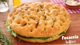 FOCACCIA SOFFICE da FARCIRE  Ricetta Facile Focaccia Ripiena  Easy Focaccia Recipe [upl. by Anem154]