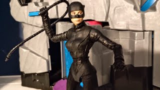 CATWOMAN ZOE KRAVITZ THAT AWFUL ROBERT PATTINSON BATMAN MOVIE MCFARLANE DC MULTIVERSE UNBOXING [upl. by Pegg]