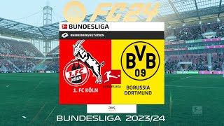 FC 24 FC Koln vs Borussia Dortmund  Bundesliga 2024  PS5 Full Match [upl. by Tai949]