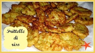 Frittelle di Riso  Come Usare il Riso Avanzato  Il Cibo delle Coccole [upl. by Mandle]