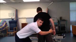 Mckenzie Exercises Lumbar Spine Shift Correction in Standing James Sharp [upl. by Yeoj]