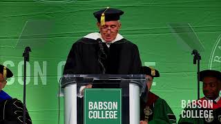 Arthur M Blank 63 H98 2024 Babson College Undergraduate Commencement Address [upl. by Mata]