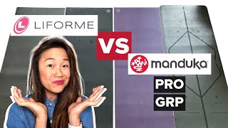 Liforme vs Manduka Yoga Mat Review  Is the Manduka PRO GRP or Liforme your BEST YOGA MAT [upl. by Oswin363]