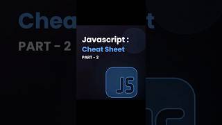 Javascript cheat sheet trending codeing webdevelopment shortviral javascript cheatsheets [upl. by Maillliw]