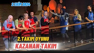 MASTERCHEF TÜRKİYE 2 EKİM 2024  2TAKIM OYUNUNU HANGİ TAKIM KAZANDI masterchef [upl. by Beall]