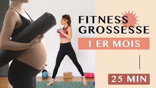 FITNESS GROSSESSE  1er mois entrainement complet [upl. by Cila]