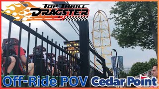 Top Thrill Dragster Now Top Thrill 2 OffRide POV Cedar Point [upl. by Hutt643]