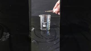 potassium reaction in water experiment shortstrending potassium [upl. by Anthe22]