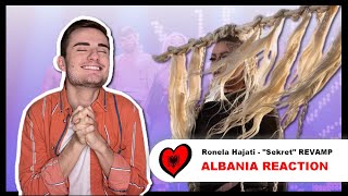 Eurovision 2022 Albania REVAMP Reaction  Ronela Hajati quotSekretquot [upl. by Valaria873]