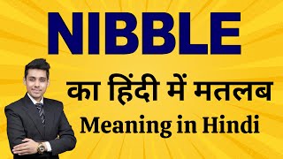 Nibble का मतलब हिंदी में  Nibble Meaning in Hindi  Word Meaning Explained [upl. by Rashidi]