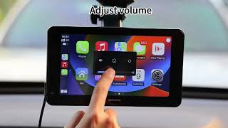 Portable Wireless Carplay amp Android Auto743CPF133  7inch display  Unboxing amp Features  English [upl. by Odlopoel6]