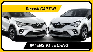 Renault Captur 202020212022 CONFRONTO INTENS Vs TECHNOquali differenze ci sono [upl. by Tera]