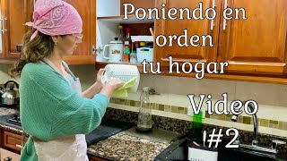 Organización y limpieza de la cocina  limpieza  Poniendo en orden tu hogar Temporada 4 video 2 [upl. by Neersin963]