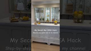 IKEA BILLY Secret Bar DIY Hack ikeahack diy ikea ikeahacks [upl. by Concepcion]